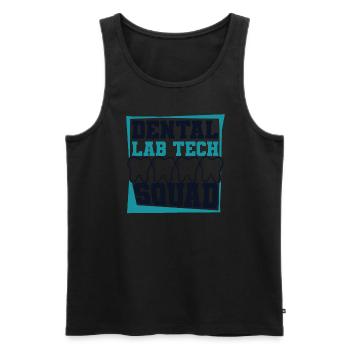 Dental Laboratory Dental Laboratory Master Dental Technician - Men's Premium Organic Tank Top - black - Front - Michal (187cm)