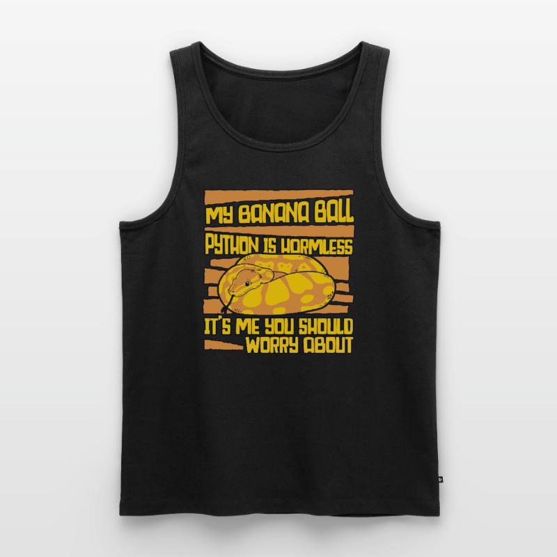C’est moi que tu devrais t’inquiéter de Python Banana Ball Débardeur bio Premium Homme