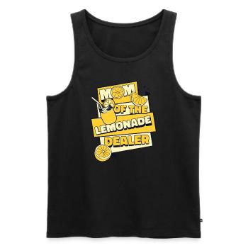 Mom Of The Lemonade Dealer Lemonade Lover - Men's Premium Organic Tank Top - black - Front - Michal (187cm)