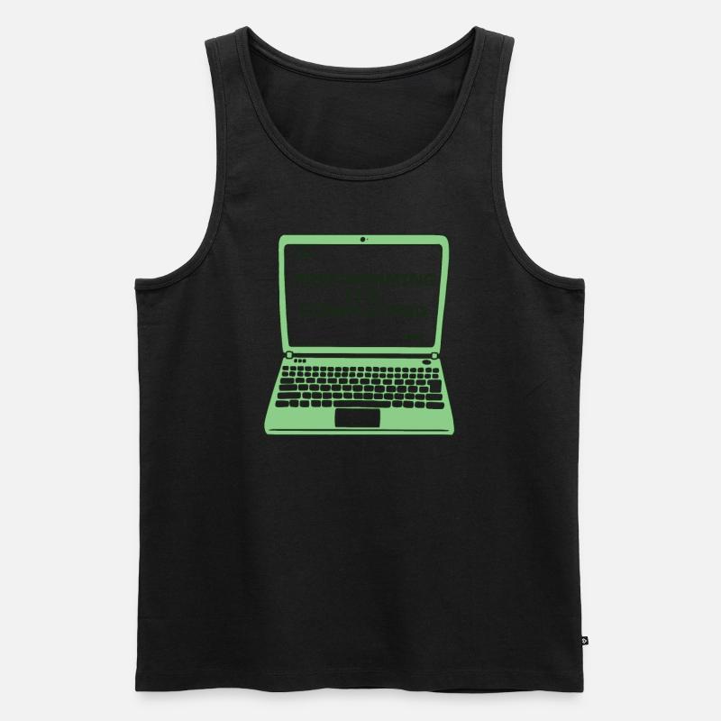 Programming It's Complicated Developer Coder - Männer Premium Bio Tank Top - Schwarz