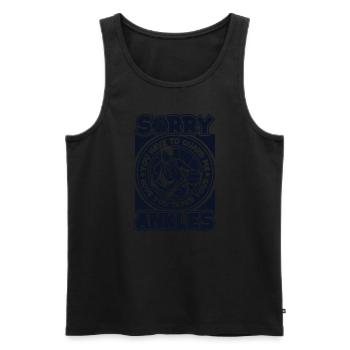 Sorry You Have To Guard Me Basketballer Basketball - Männer Premium Bio Tank Top - Schwarz - Vorne - AI Model Male 178 light (178cm)