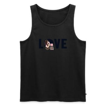 Love Bakery Confectioner Hobby Baker Master Baker - Men's Premium Organic Tank Top - black - Front - AI Model Male 178 light (178cm)