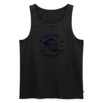 Garage Maniac Car Mechanic Car Mechanic Car - Men's Premium Organic Tank Top - black - Front - Michal (187cm)
