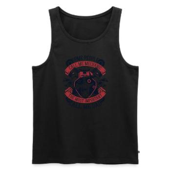 Some People Call Me Mechanic Most Important Call - Men's Premium Organic Tank Top - black - Front - Michal (187cm)
