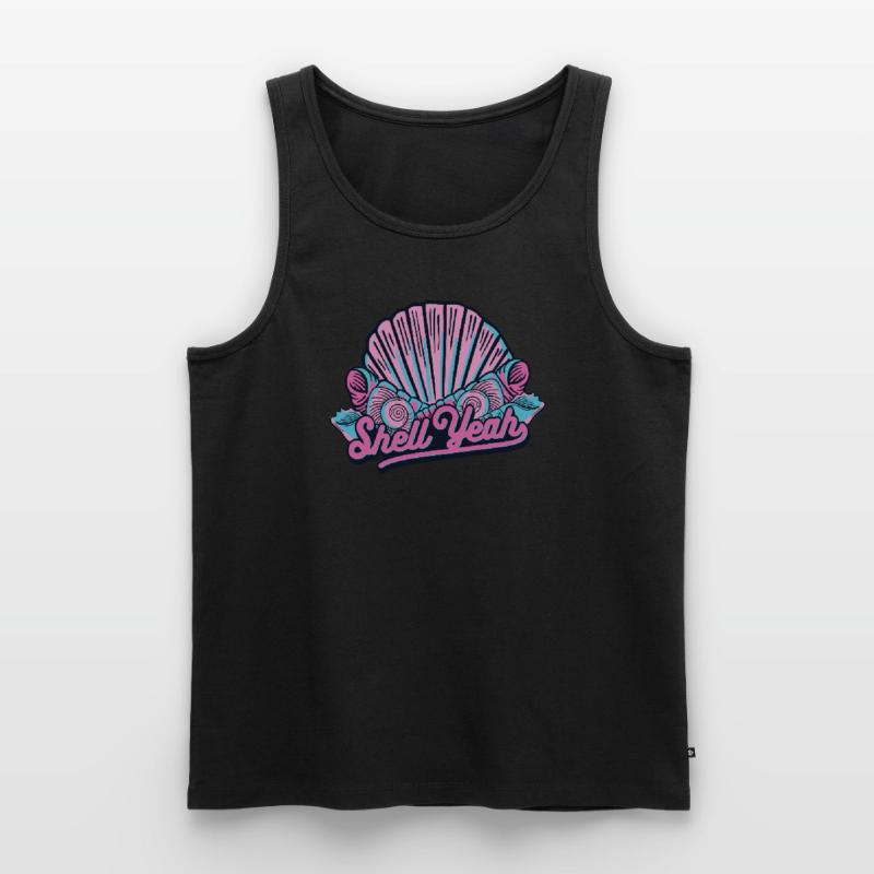 Shell Yeah Shell Shelling Bag Bivalvia Seashell Men's Premium Organic Tank Top