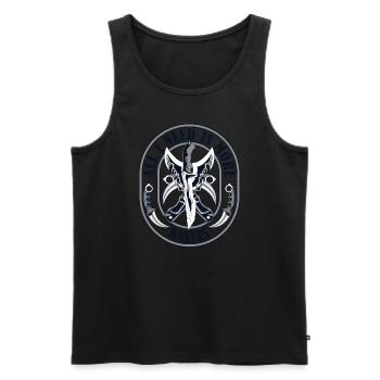 Alles, was ich brauche, sind mehr Messer Sammlermesser - Männer Premium Bio Tank Top - Schwarz - Vorne - Michal (187cm)