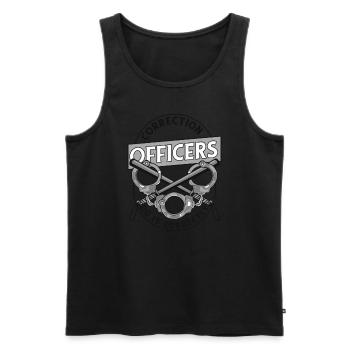 Do It Correctly Prison Guard Jail Guard - Men's Premium Organic Tank Top - black - Front - Michal (187cm)