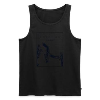 Capoeira Danse chinoise Hanzi Ginga Capoeirista - Débardeur bio Premium Homme - noir - Devant - Michal (187cm)