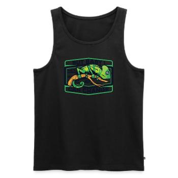 But Baby I Can Change Veiled Panther Lover - Men's Premium Organic Tank Top - black - Front - Michal (187cm)