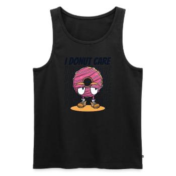 I Donut Pflege Donut Glasur Maker Liebhaber Donut - Männer Premium Bio Tank Top - Schwarz - Vorne - Michal (187cm)