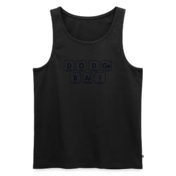 Dodgeball Periodic Table Of Elements Game Team - Men's Premium Organic Tank Top - black - Front - Michal (187cm)