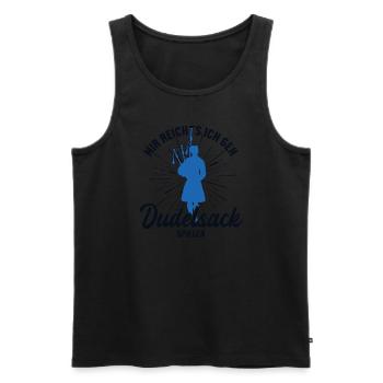 Mir reichts ich geh Dudelsack spielen Sarbacane - Débardeur bio Premium Homme - noir - Devant - Michal (187cm)