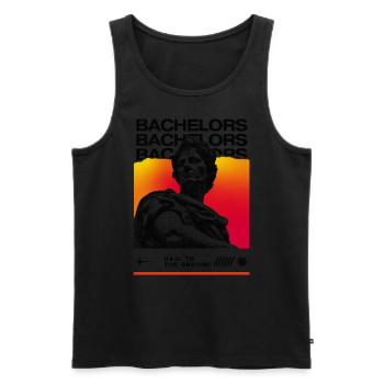 Hail to the Groom - Men's Premium Organic Tank Top - black - Front - Michal (187cm)