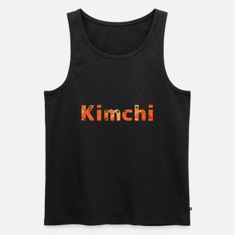 Kimchi - Männer Premium Bio Tank Top - Schwarz