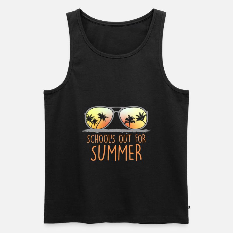 Schools Out For Summer - Männer Premium Bio Tank Top - Schwarz