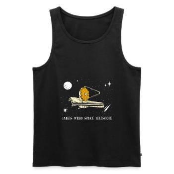 James Webb Space Telescope JWST Space Astronomy - Männer Premium Bio Tank Top - Schwarz - Vorne - AI Model Male 178 light (178cm)