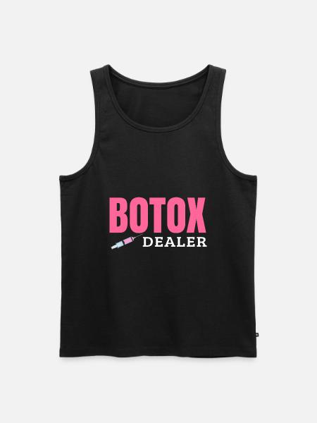 Botox - Männer Premium Bio Tank Top - Schwarz