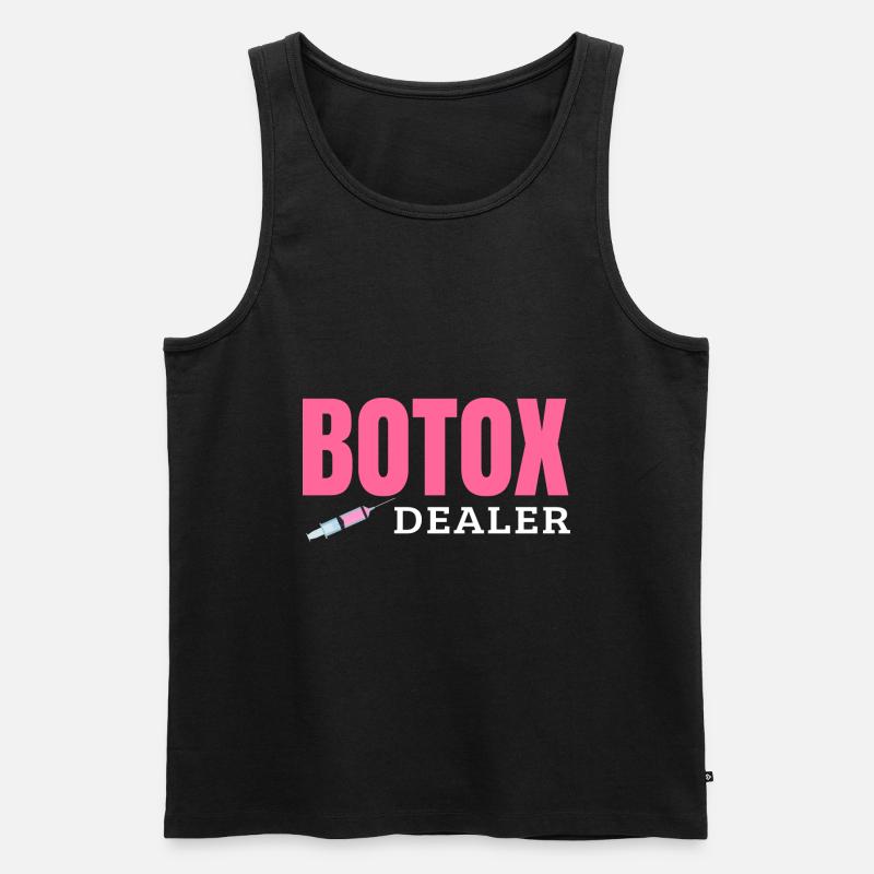 Botox - Männer Premium Bio Tank Top - Schwarz