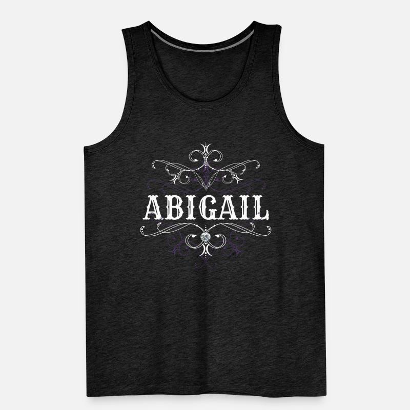 Abigail Surname First Name Personalized Men's Premium Organic Tank Top
