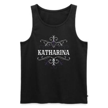 Jennifer Surname First name personalized - Men's Premium Organic Tank Top - black - Front - Michal (187cm)