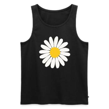 Daisy - Men's Premium Organic Tank Top - black - Front - AI Model Male 178 light (178cm)