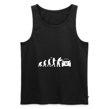Evolution Lackierer KFZ Fahrzeuglackierer - Männer Premium Bio Tank Top - Schwarz - Vorne - Michal (187cm)