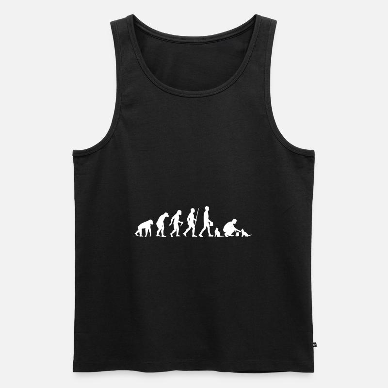 Evolution Pet Cat - Débardeur bio Premium Homme - noir
