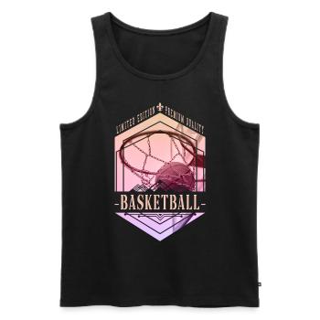 Basketteur Basketteur Basketteur Dunking Sport Fan - Débardeur bio Premium Homme - noir - Devant - Michal (187cm)