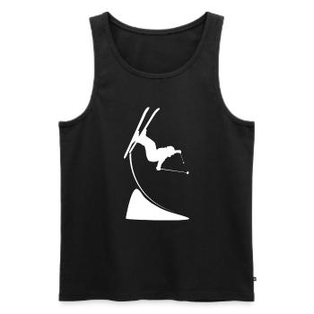 Sky Freestyle – The Art of Flying - Men's Premium Organic Tank Top - black - Front - Michal (187cm)