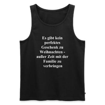 Bonheur domestique - Débardeur bio Premium Homme - noir - Devant - Michal (187cm)