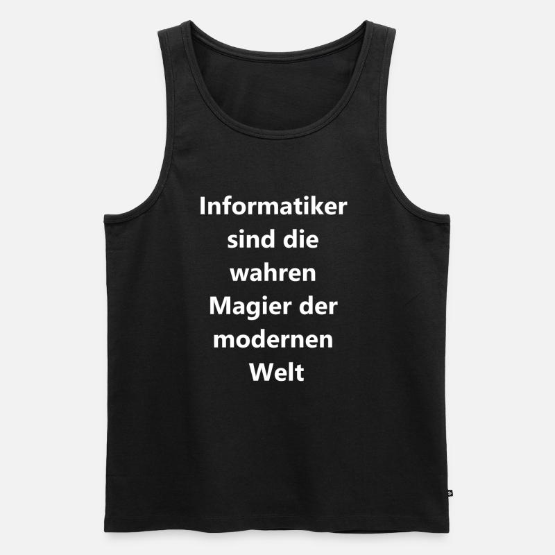 Magic Code Gift - Men's Premium Organic Tank Top - black