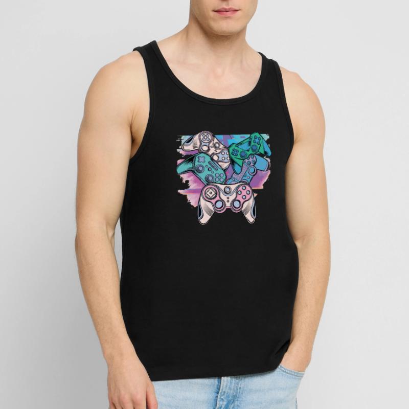 Play Controller Gaming Controller needed a Men's Premium Organic Tank Top