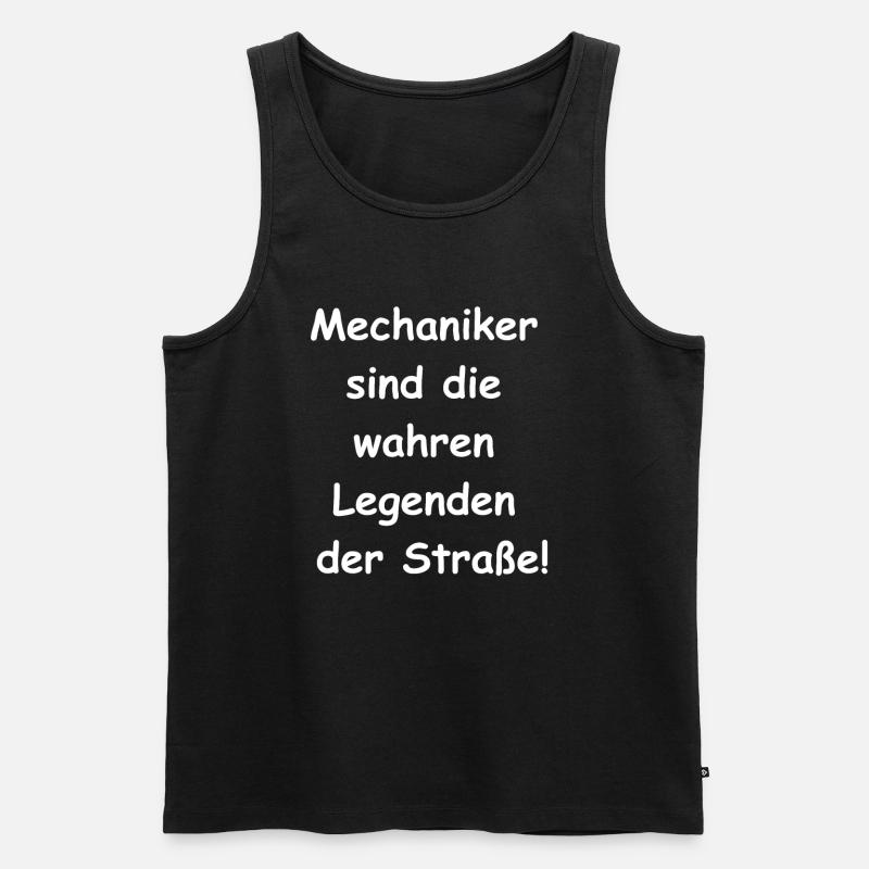 Legendäres Geschenk - Männer Premium Bio Tank Top - Schwarz