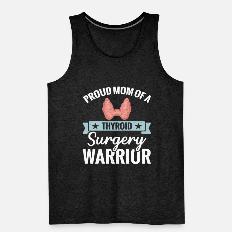 Stolze Mutter Eines Kriegers Einer Männer Premium Bio Tank Top