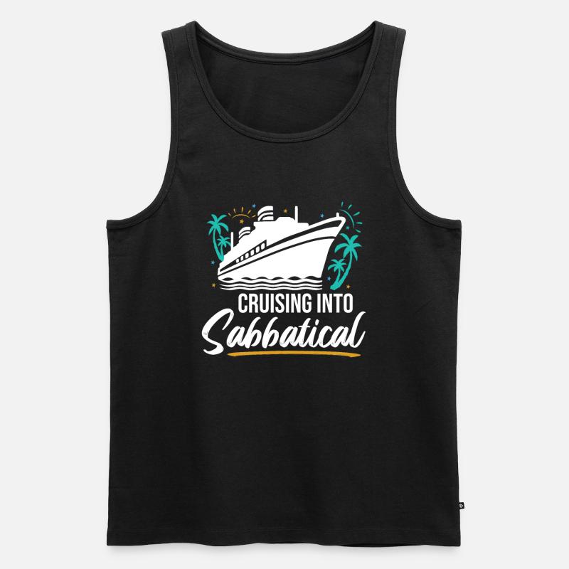 Cruising Into Sabbatical - Männer Premium Bio Tank Top - Schwarz