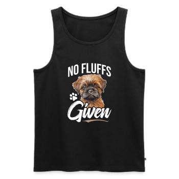 Brussels Griffon No Fluff Given - Men's Premium Organic Tank Top - black - Front - Michal (187cm)