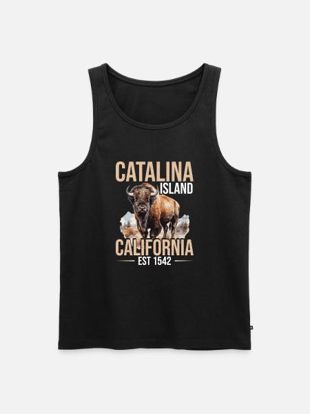 Catalina Island Birthday Crew - Men's Premium Organic Tank Top - black