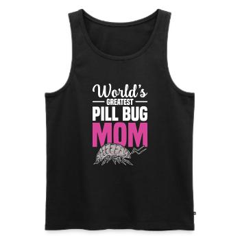 La plus grande maman insecte du monde - Débardeur bio Premium Homme - noir - Devant - Michal (187cm)