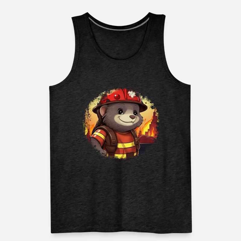 Mole Fire Brigade Men's Premium Organic Tank Top