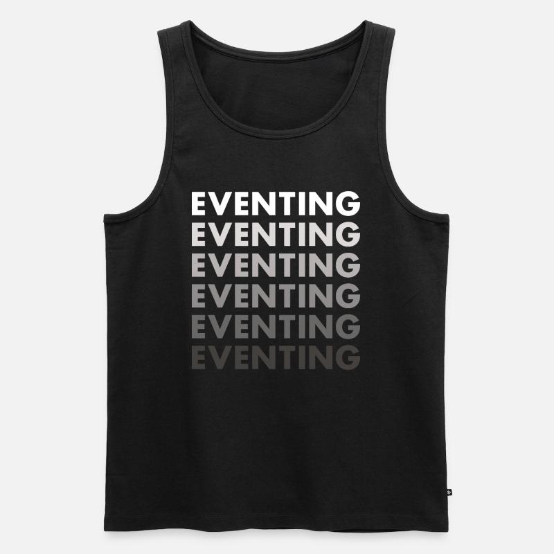Rider Eventing - Männer Premium Bio Tank Top - Schwarz