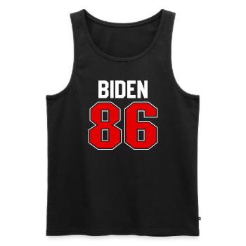 Biden 86 Jersey Anti Biden 86 46 Anreiz Biden - Männer Premium Bio Tank Top - Schwarz - Vorne - AI Model Male 178 light (178cm)