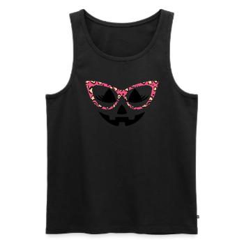 M�dchen K�rbisgesicht Frauen Halloween Smart Pumpk - Männer Premium Bio Tank Top - Schwarz - Vorne - AI Model Male 178 light (178cm)