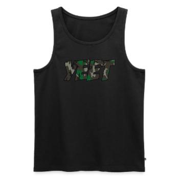Yeet meme yeted Slang Boys M dchen Teen Child - Men's Premium Organic Tank Top - black - Front - AI Model Male 178 light (178cm)
