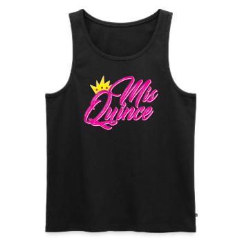 MIS Quince Quinceanera Geschenk 15. Geburtstag M�d - Männer Premium Bio Tank Top - Schwarz - Vorne - AI Model Male 178 light (178cm)