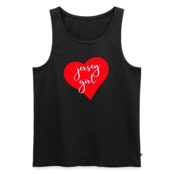 Jersey Girl Proudes New Jersey Heart New Jersey Gi - Männer Premium Bio Tank Top - Schwarz - Vorne - AI Model Male 178 light (178cm)