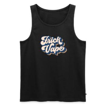 Frick Vape Retro Anti Vaping kein Vape FRICK VAPE - Männer Premium Bio Tank Top - Schwarz - Vorne - AI Model Male 178 light (178cm)