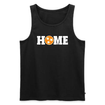 Home Tennessee Liebhaber Freiwilliger Staat Tennes - Männer Premium Bio Tank Top - Schwarz - Vorne - Michal (187cm)