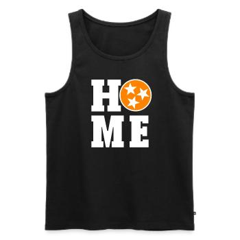 Home Tennessee Liebhaber Freiwilliger Staat Tennes - Männer Premium Bio Tank Top - Schwarz - Vorne - Michal (187cm)