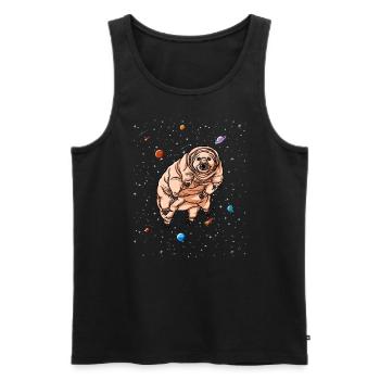 Tarderrade im Weltraumwasser tragen harte Targrade - Männer Premium Bio Tank Top - Schwarz - Vorne - Michal (187cm)