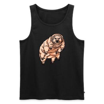 Tarderrade Water B�r als Targrade harthartes Tarde - Männer Premium Bio Tank Top - Schwarz - Vorne - Michal (187cm)